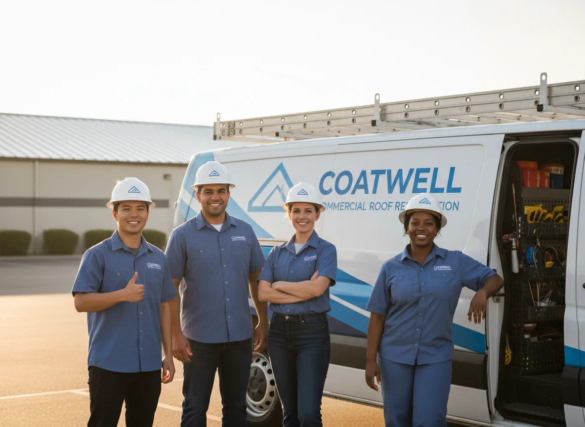 Commercial roof coating company in Findlay, IL